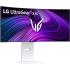 LG UltraGear 34GX90SA-W – 34” WQHD Curved OLED (240Hz) White- Gaming Monitor